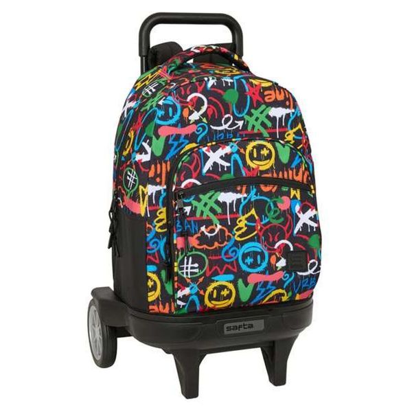 Safta Mochila Colors Graffiti 33 x 45 x 22 cm / 33L Grafite Multicolor