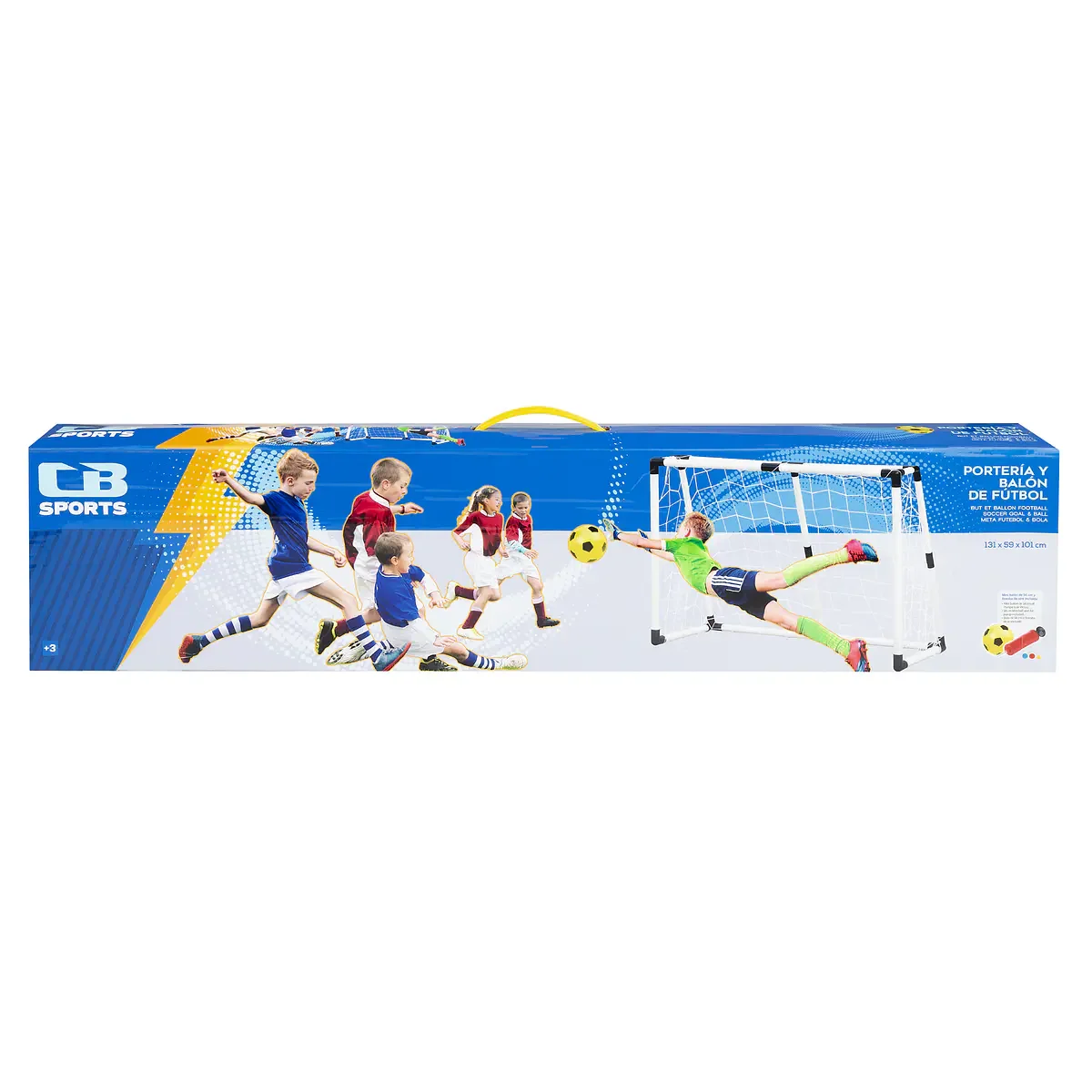 Baliza de Futebol 132 x 101 x 59 cm