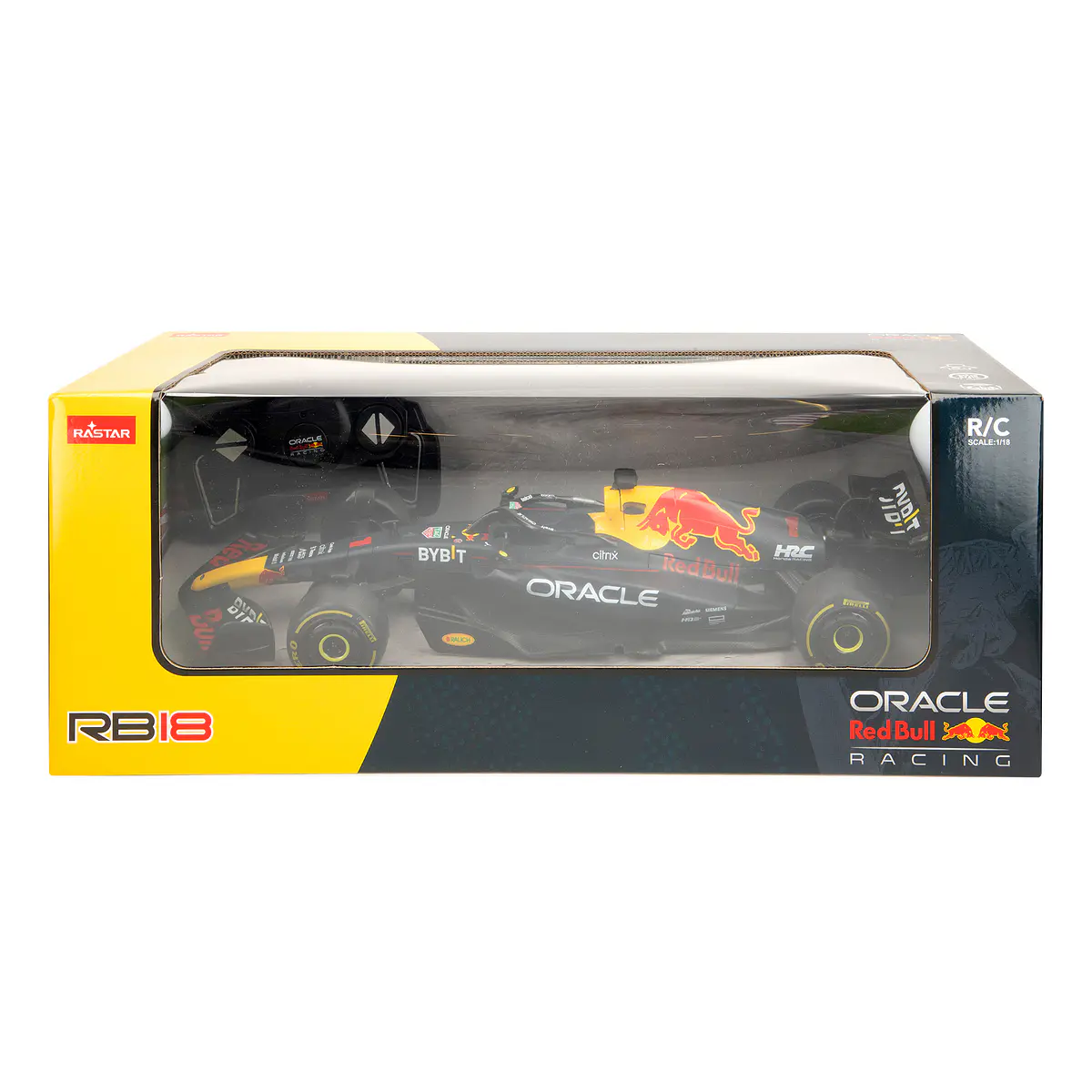 Rastar Carro Telecomandado F1 RB18 1:18 Preto