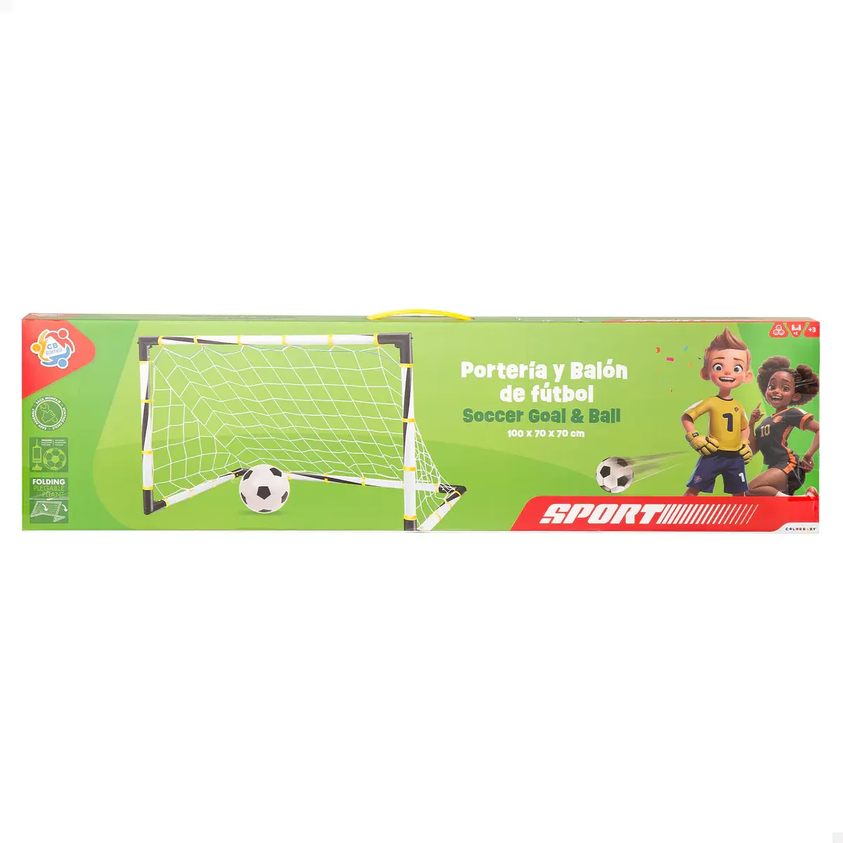 Baliza de Futebol 100 x 70 x 70 cm