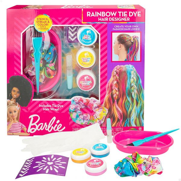 CraZArt Kit De Madeixas Para Cabelo Com Acessórios Barbie One Size Multicolor