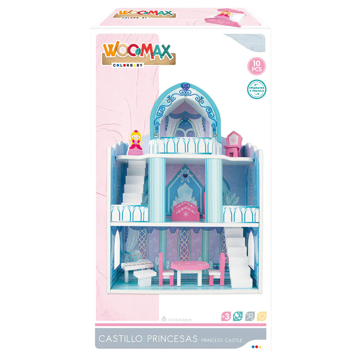 Woomax Castelo de Princesa em Madeira - CB49314