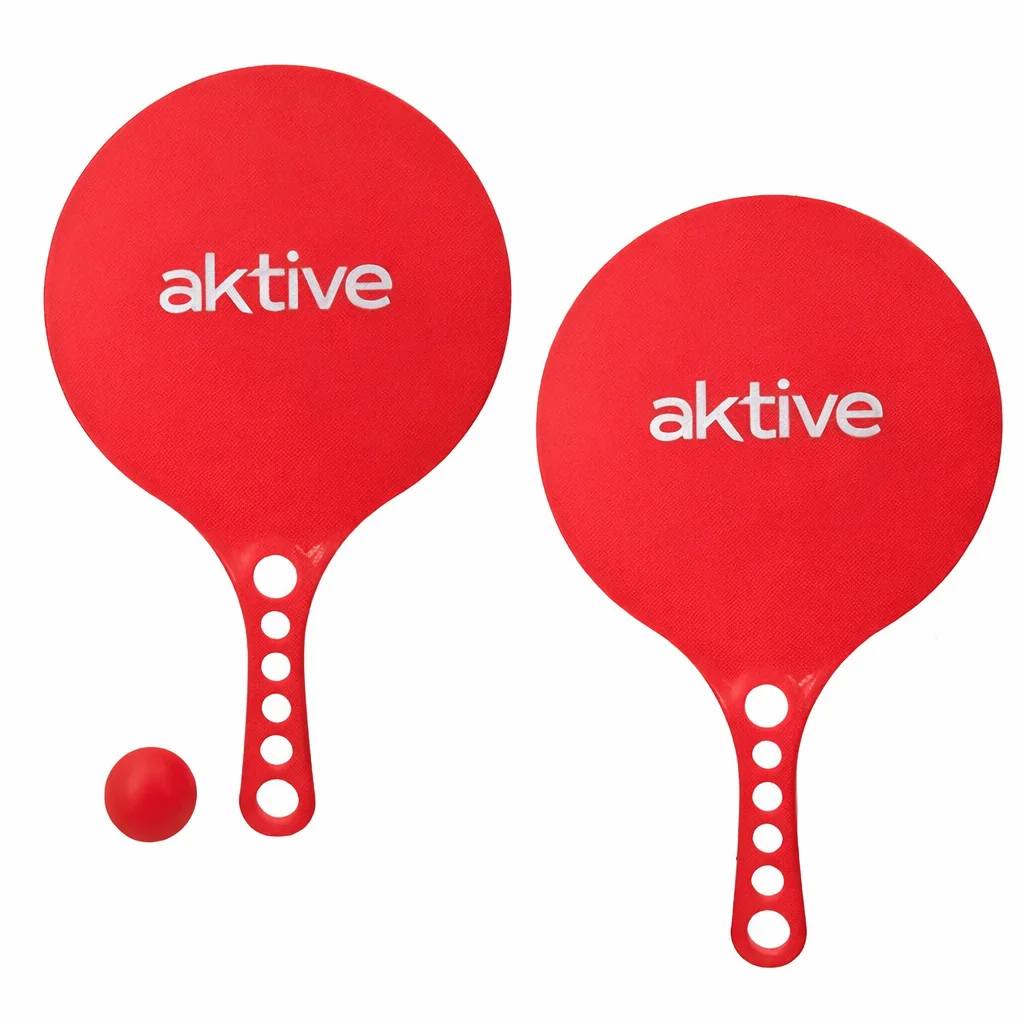 Conjunto de Raquetes de Praia de Plástico Aktive