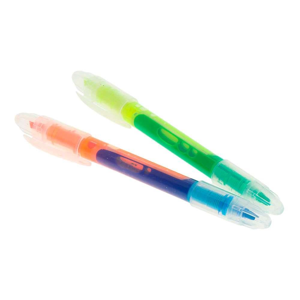 2 Marcadores Neon Duplos