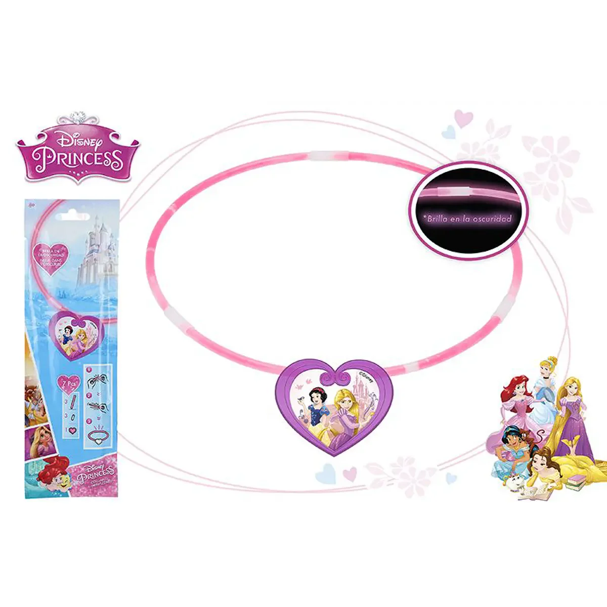 Colar Florescente - Disney Princess