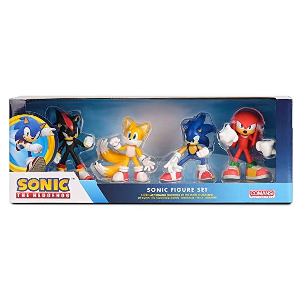 Conjunto de Figuras Sonic (Sonic, Shadow, Knuckles, Tails) - Y90300