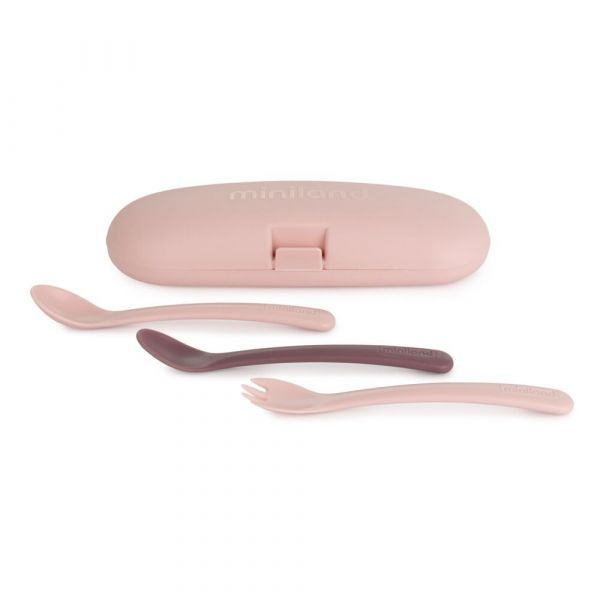 Miniland Conjunto Talheres Picneat Blush 6m+