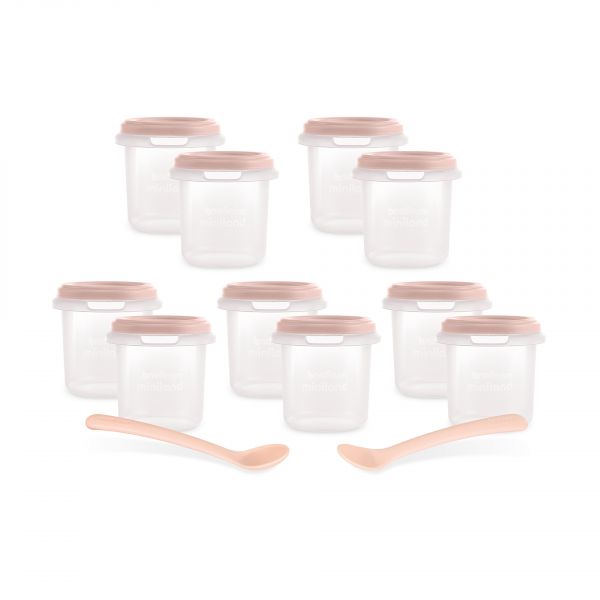 Miniland Recipiente de Conservação de Alimentos Hermisize Dolce Set Candy 10 Un. + 2 Colheres