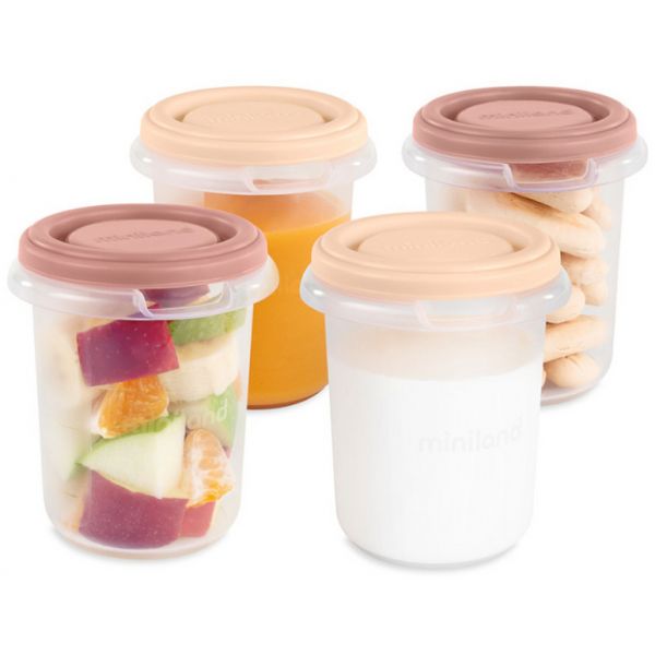 Miniland Conjunto 4 Recipientes 250ml Valencia