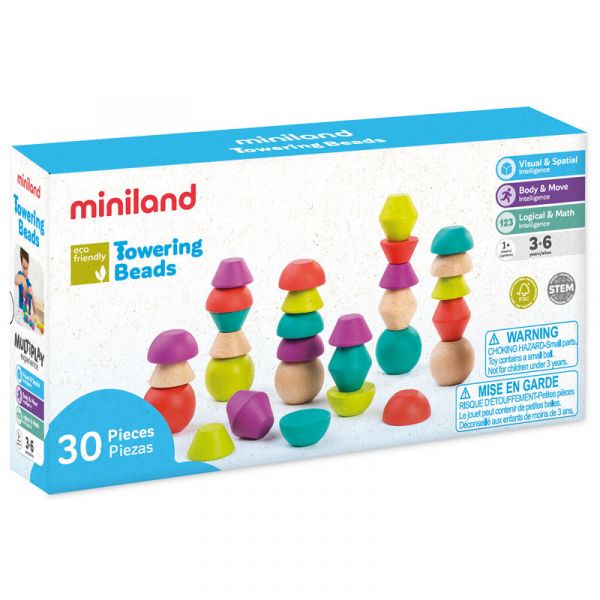 Miniland Jogo de peças empilháveis