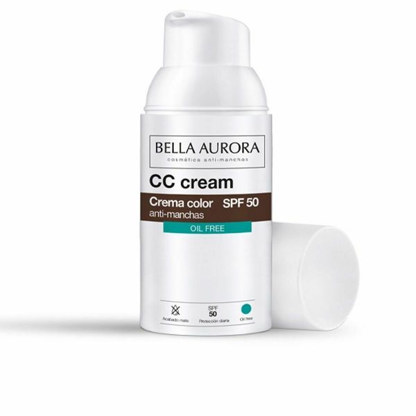 Bella Aurora Anti-Manchas Oil Free Creme CC SPF50 Multicolor 30ml