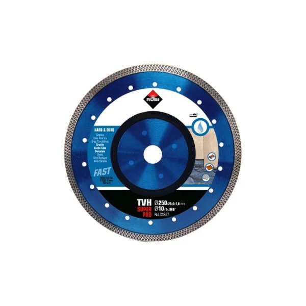 Rubi Disco Diamante Para Materiais Duros Tvh 250 Superpro - 31937