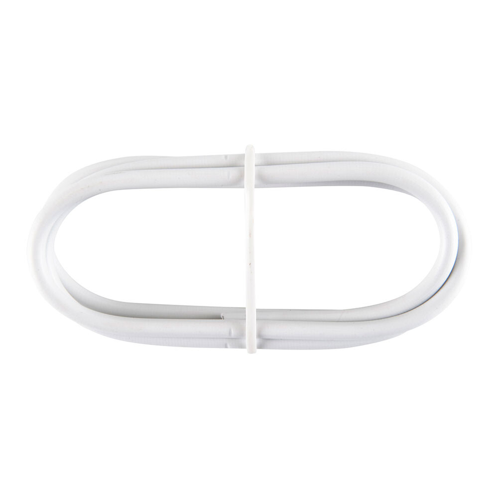 Cabo plastificado branco 1m para cortina pv024 cintacor - storplanet