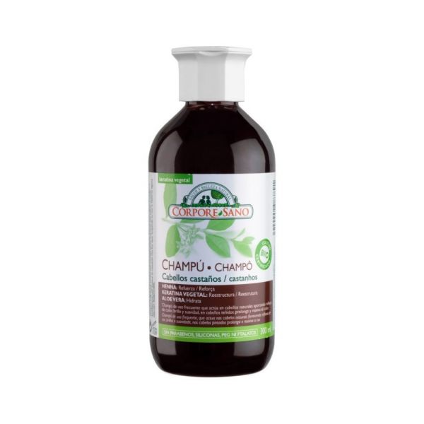 Corpore Sano Shampoo de Henna Cabelos Castanhos 300ml