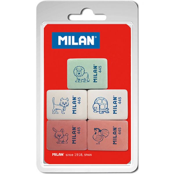Milan Blister 5 Borrachas 445 - A19809092