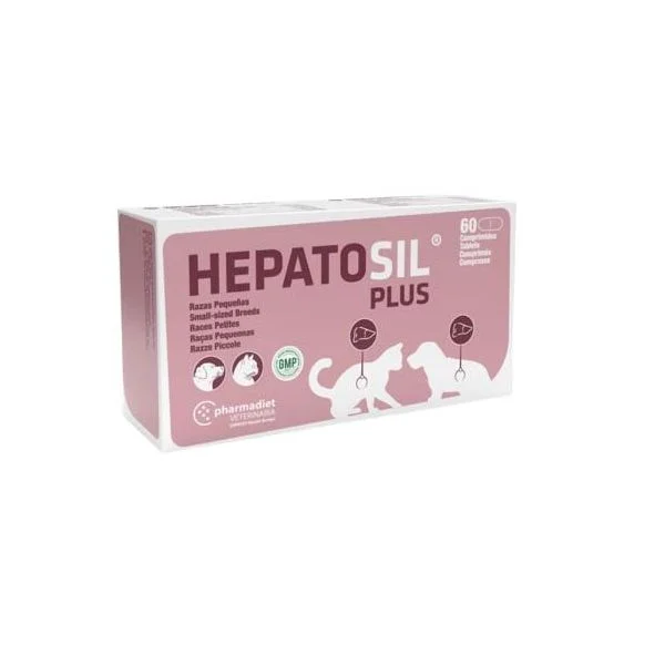 Pharmadiet Hepatosil Plus Raça Pequeno e Gatos 30 Comprimidos