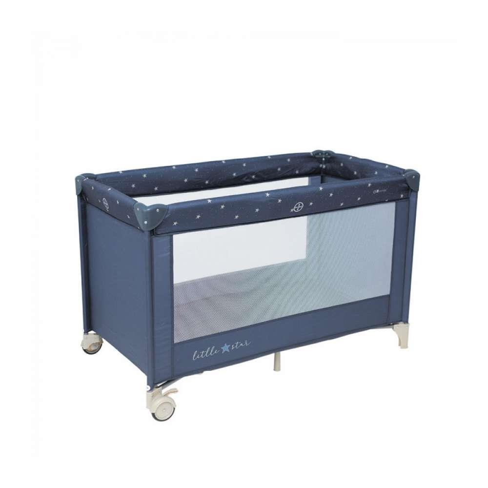 Cama de Viagem Olmitos Little Star Azul