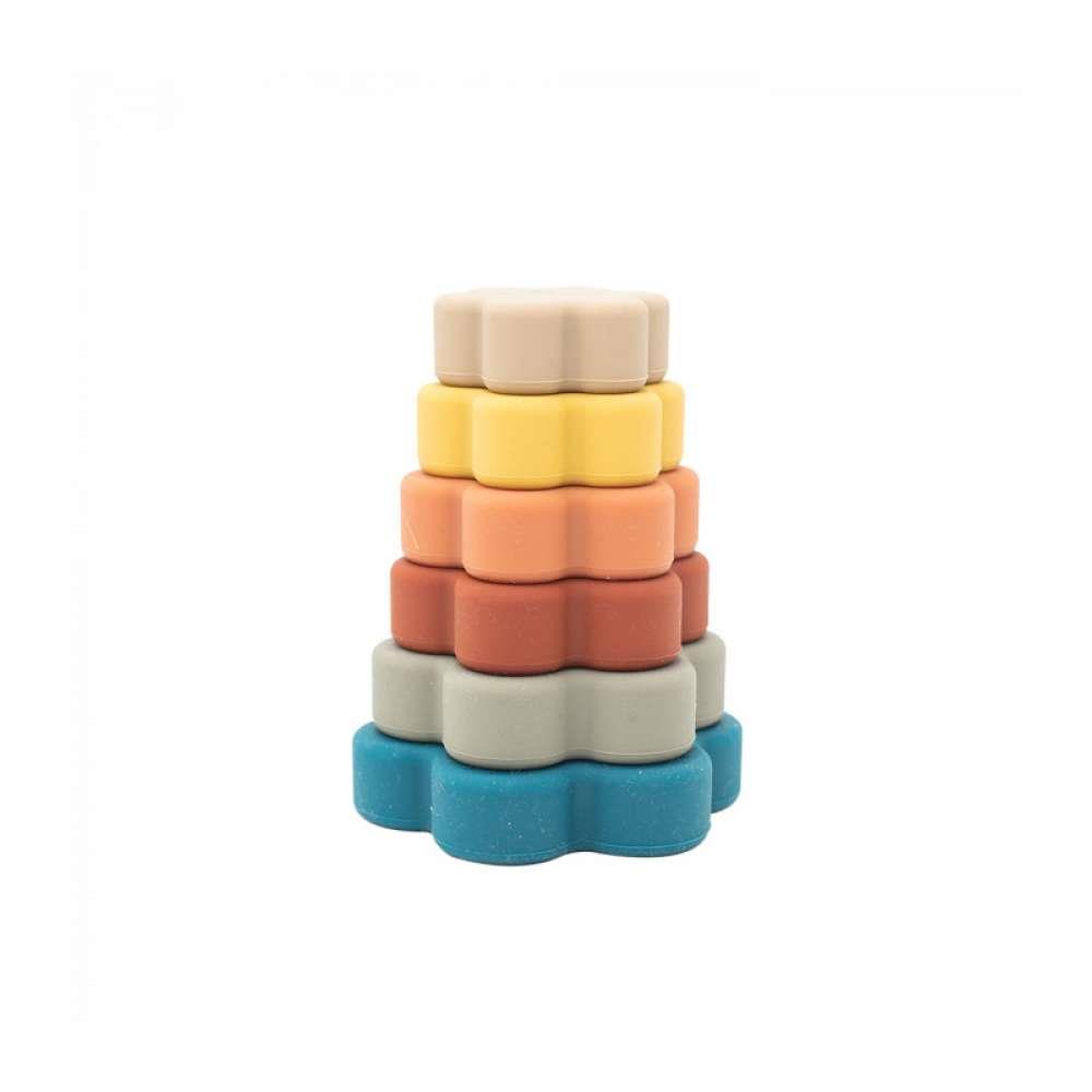 Formas de Flores Empilháveis em Silicone