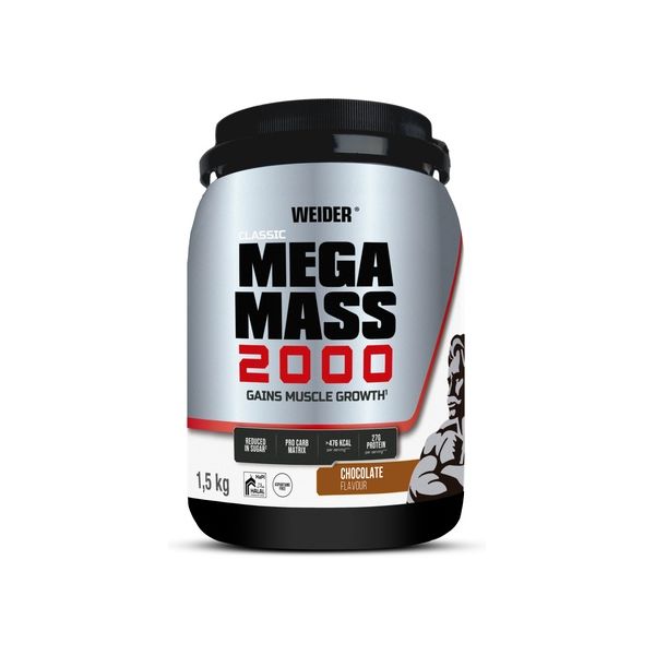 Weider Mega Mass 2000 Chocolate 1,5kg
