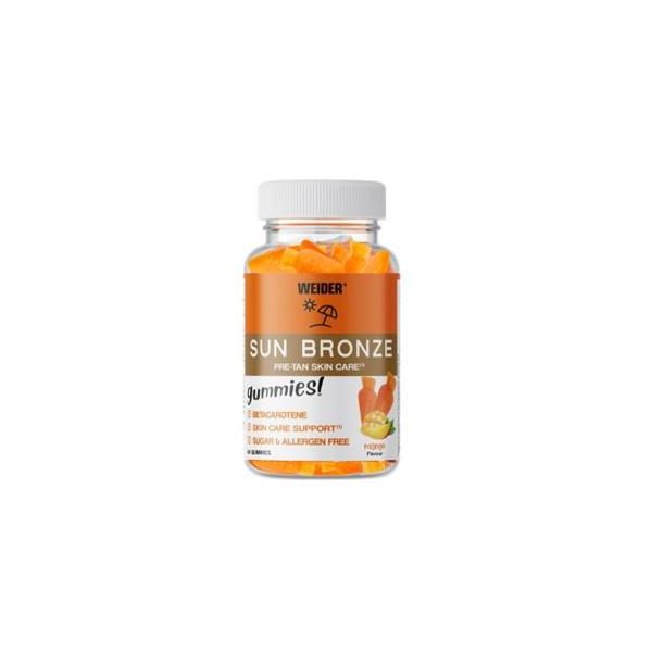 Weider Sun Bronze Gummies! 40 Unds Pêssego