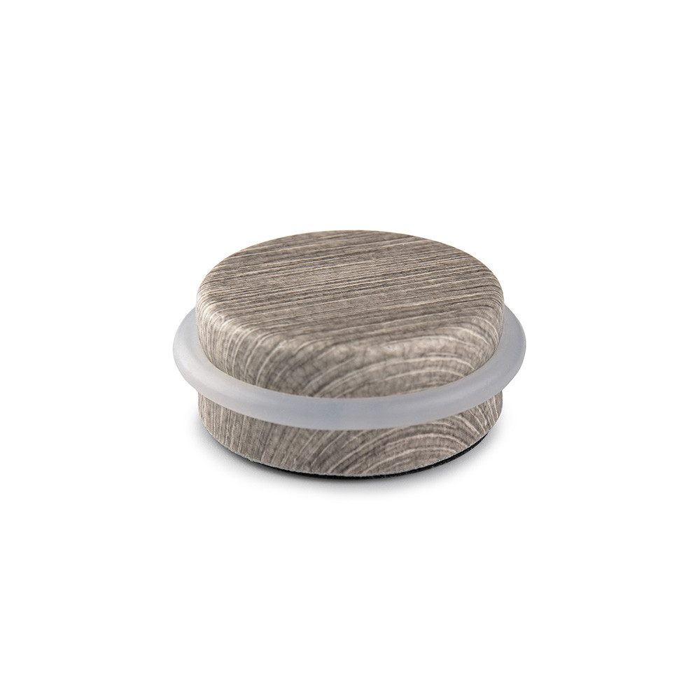 Batente adesivo para porta plástico-metal decorado olivo mediterraneo ø4,6x1,8cm inofix