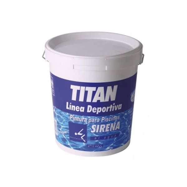Titan Pintura Piscina Inas Sirena Al Agua 4L