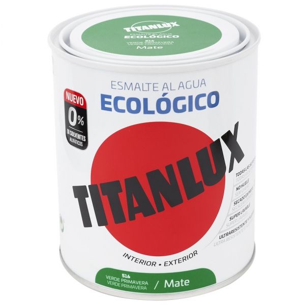 Titanlux Esmalte Interior Mate 0.75l Verde Primavera