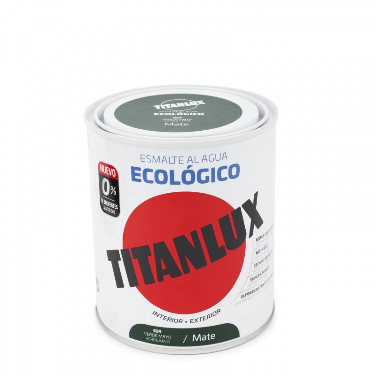 Titan Esmalte Eco Multis Aqua Acetinado Verde M 250ml - 20023528
