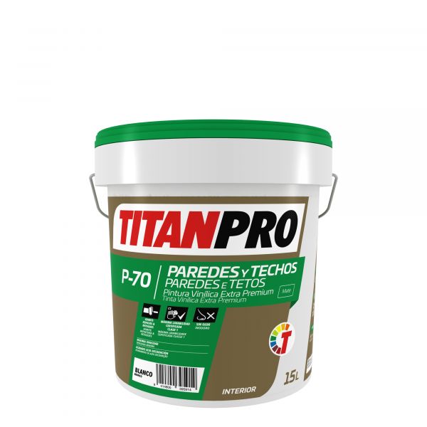 Titan P-70 Tinta Vinílica Extra Premium 4lt