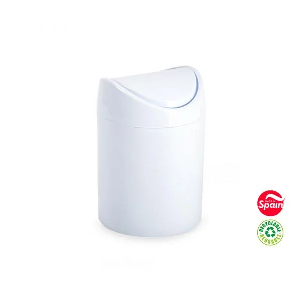 PlasticForte Papeleira Tiny 1,4L Branco
