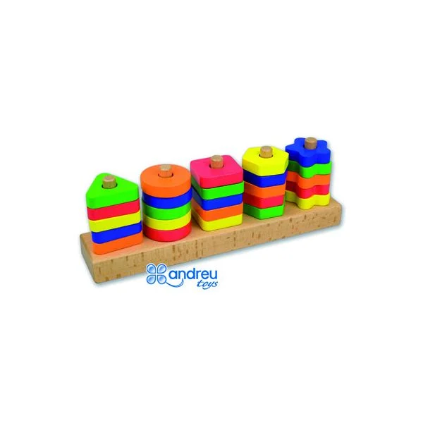 Andreutoys Jogo Manipulacao 25 Peças Geometricas + 12 Modelos Dupla Face 32,8X19,2X7,1 cm - OFF068292CE