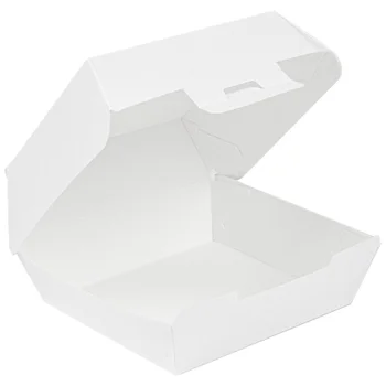 Caixa Hamburguer THEPACK 6,2×12,5x13cm Branco 50un