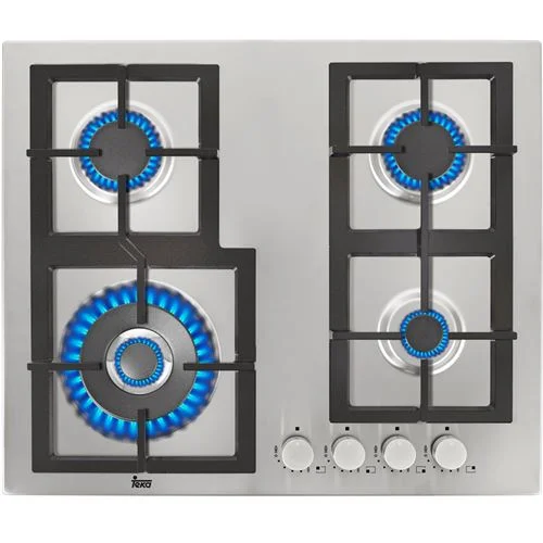 Placa a Gás Teka EFX 60 4G AI AL DR | 60 cm | 4 Zonas | Aço inoxidável