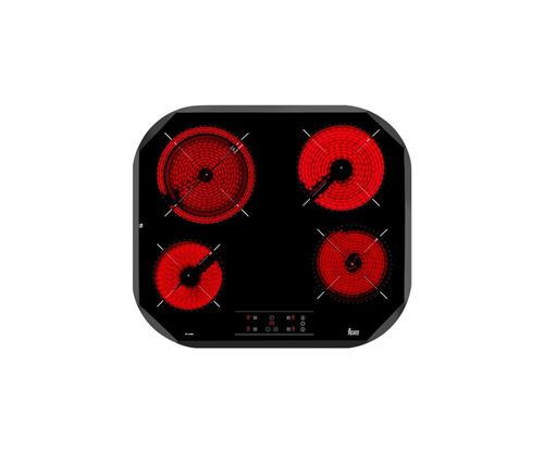 Placa de Vitrocerâmica Teka TC6400 | Elétrica | 59 cm | 4 Zonas | Preto