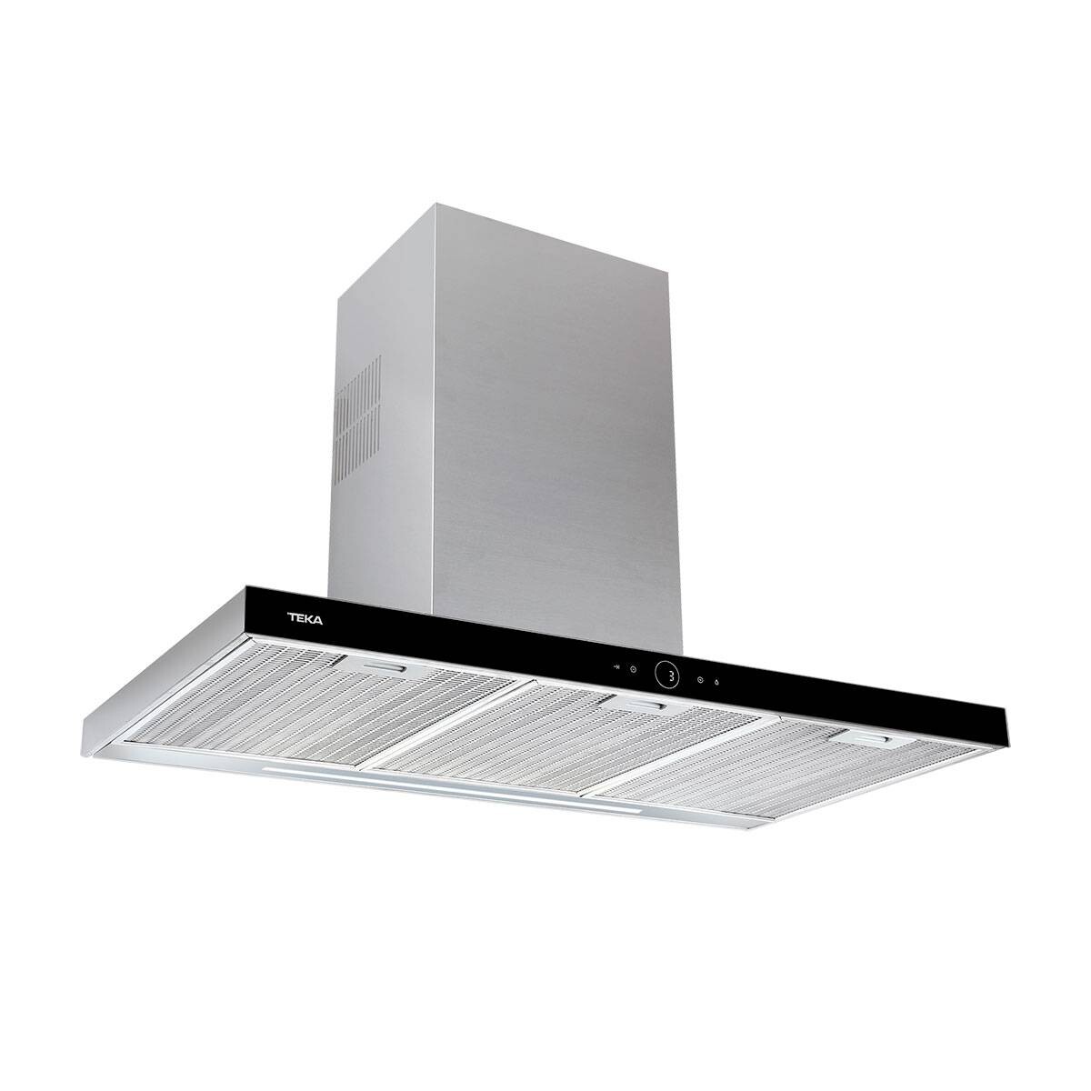 Exaustor de Parede Teka DLH 986 T | 90x48,5 cm | 701 m³/h | 69 dB | A+ | Aço inoxidável
