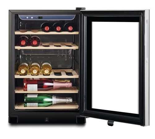 Cave de Vinho Teka RV 250 B EU | 77x50x54 cm | 25 Garrafas | G | Duas Zonas de Temperatura | Preto