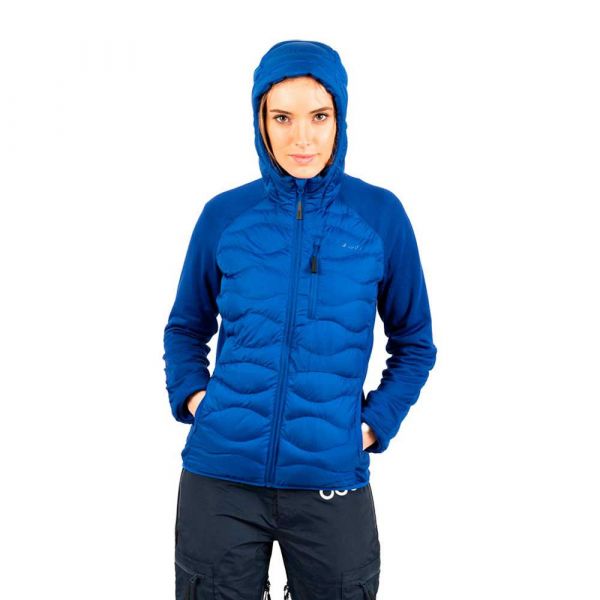 Ecoon Active Hybrid Insulated With Cap Jacket Azul M Mulher