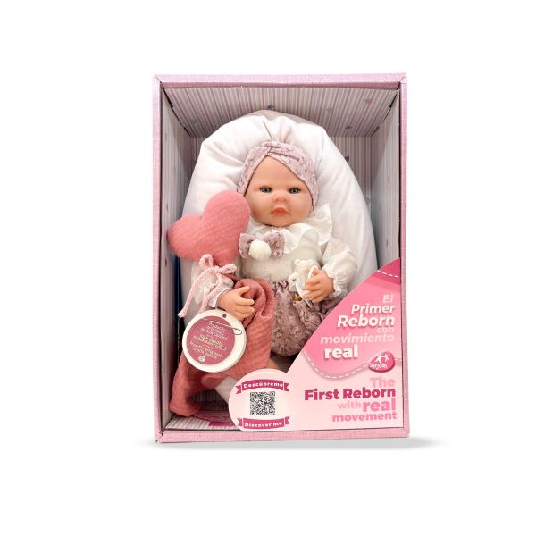 Berjuan Boneca Reborn Almofada de Coração