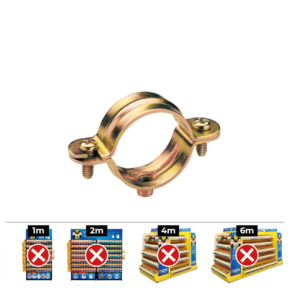 Caixa 100 unid. abraçadeira l ø25x51,5mm din/ref l celo