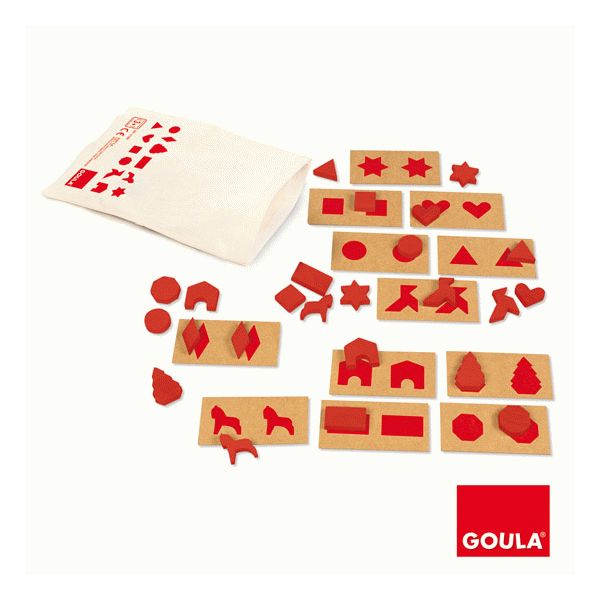 Goula Percepção táctil e associação 36 peças - 51208