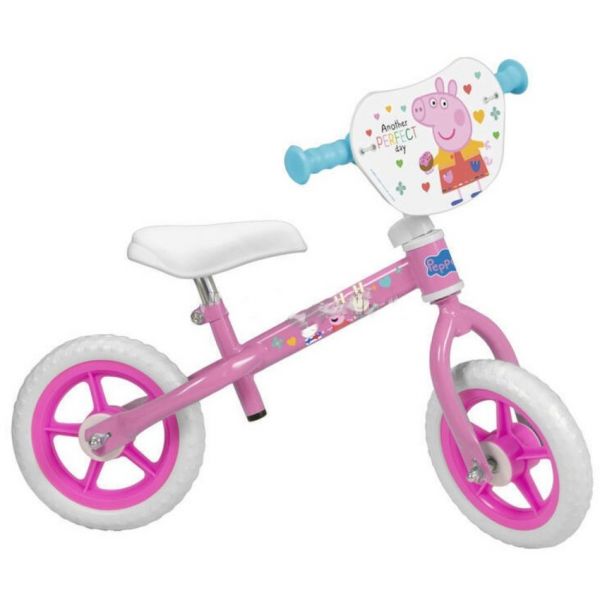 Toimsa Bicicleta sem Pedais Peppa Pig Rosa
