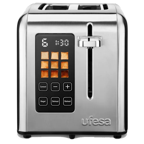 Torradeira UFESA PERFECT TOASTER 71305557 | 950W, 2 ranhuras, Digital