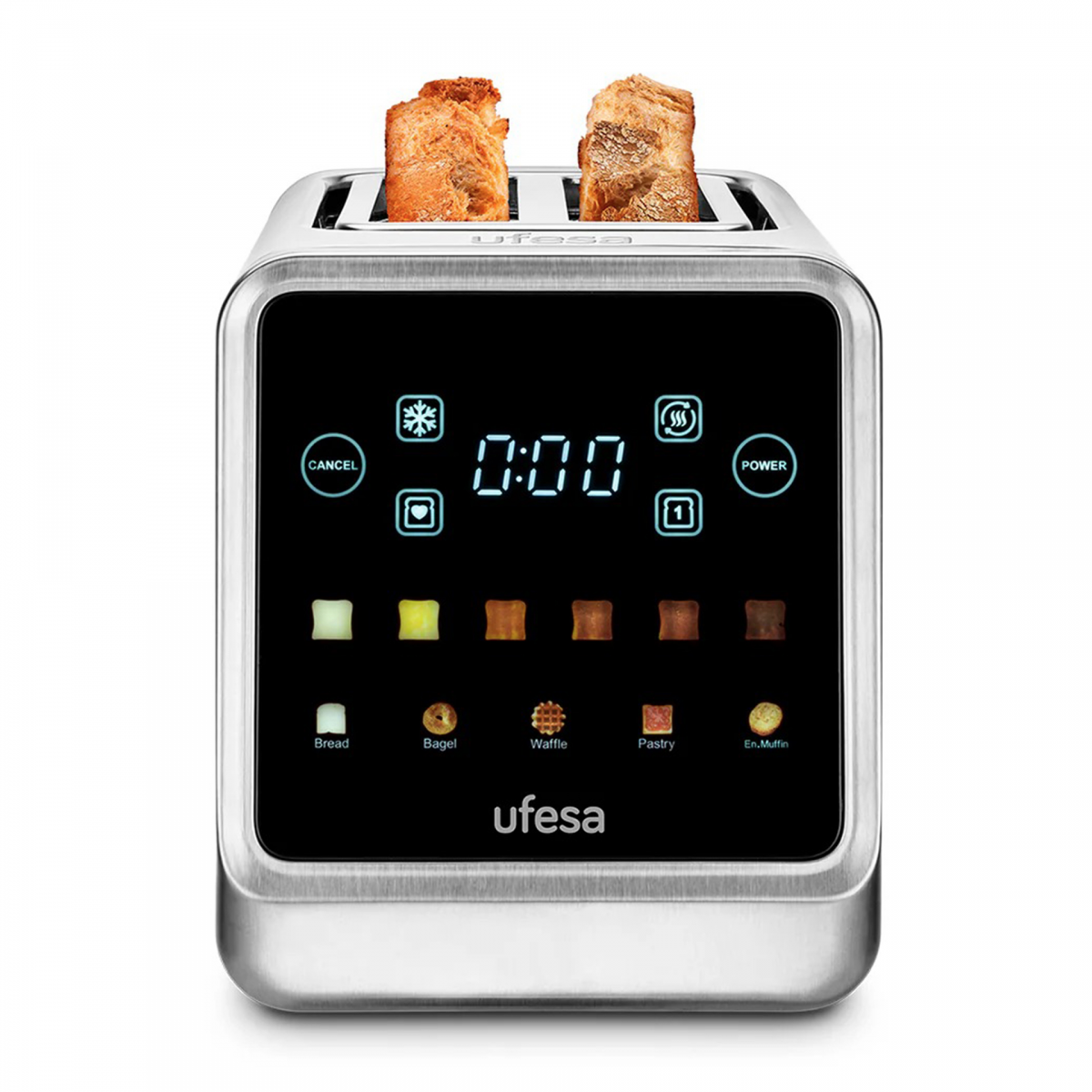 Torradeira Ufesa One Touch Duo | 850W, 6 Níveis