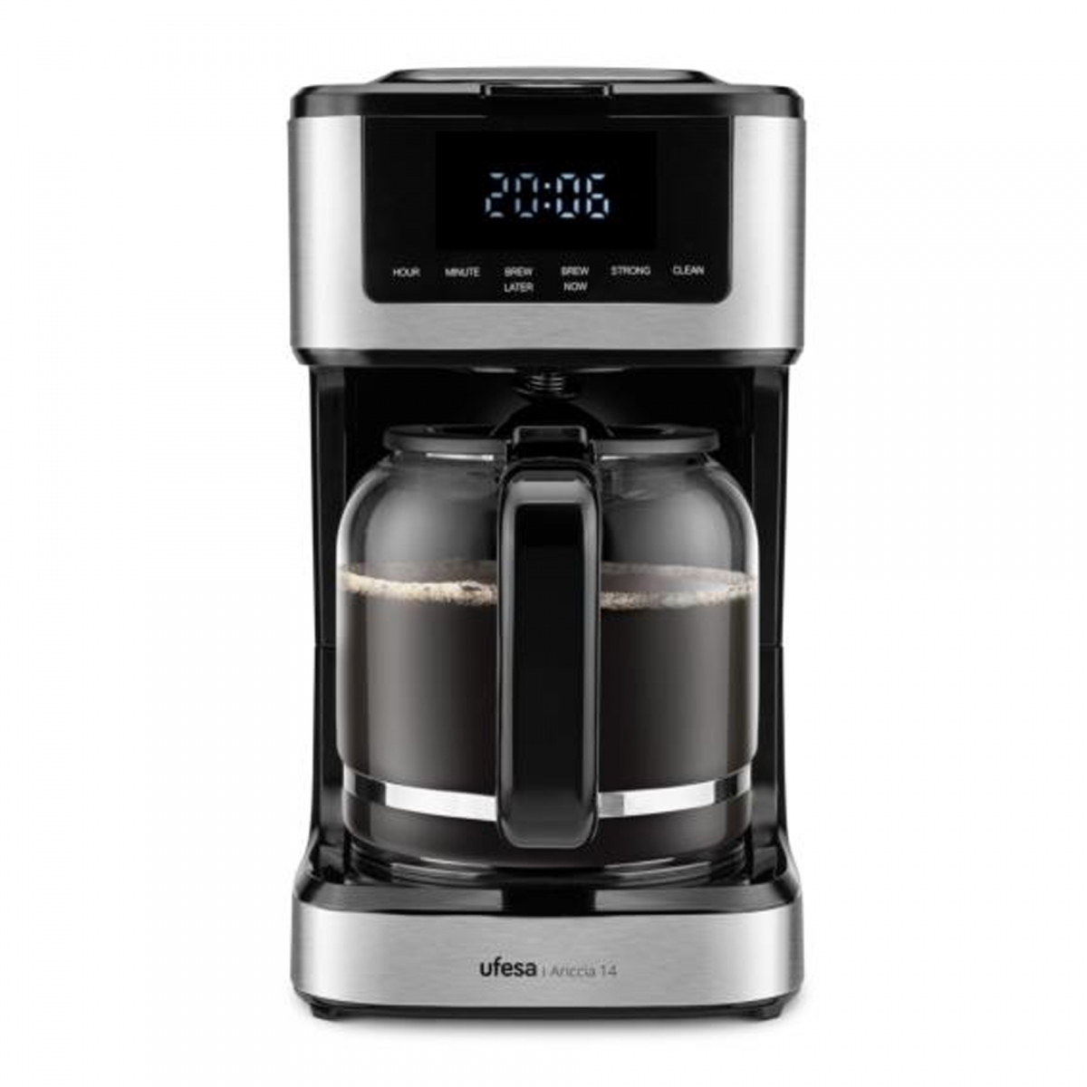 Máquina de Café Ufesa Cafeteira de Filtro Ariccia 14 71606101 Inox