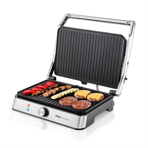Grelhador Elétrico UFESA Kilimanjaro | 2200W, Antiaderente, Inox