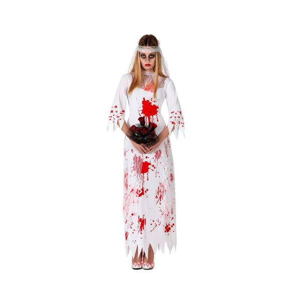 Atosa Fantasia De Zumbi Sangrento XS-S White