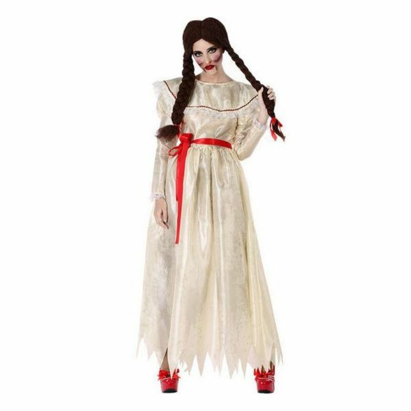 BigBuy Fantasia para Adultos Menina Possuída Branco (1 Pcs) Xl