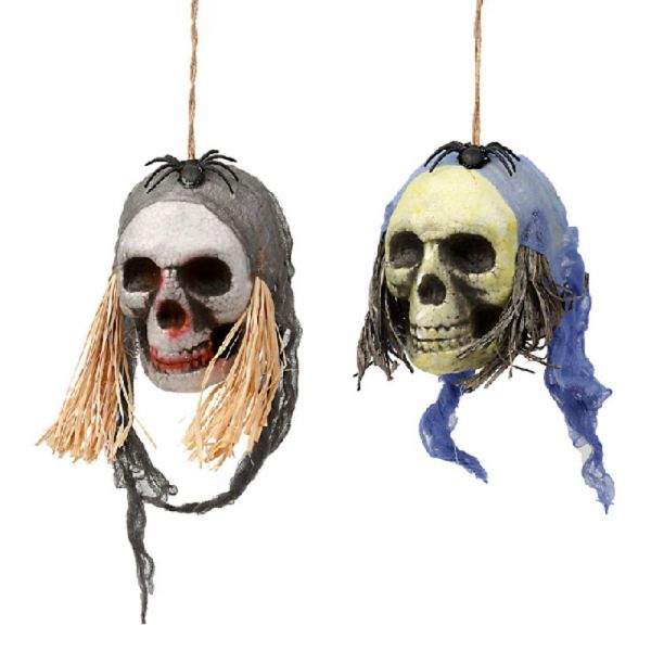 Decoração Suspensa 111888 Caveira Aranha