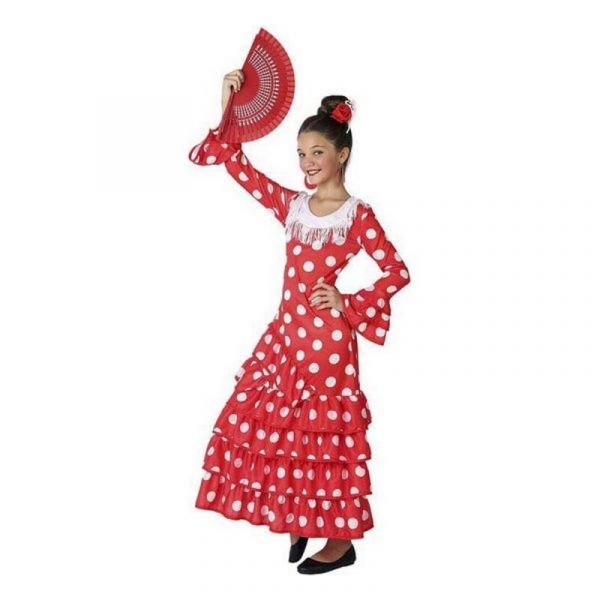 Atosa Flamenco Children´s Girl Custom Vermelho 5-6 Anos