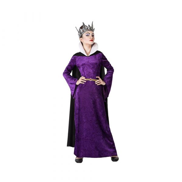 Atosa Fantasia De Bruxa Má Para Menina 7-9 Anos Purple